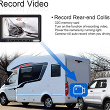 ZEROXCLUB Wired Backup Camera for Truck RV Trailer, FHD 1080p 7-inch Monitor with 2 Camera for Watching Blind Spot of Back and Side,for Long Vehicle Bus Lorry 5th Wheel (BC02)