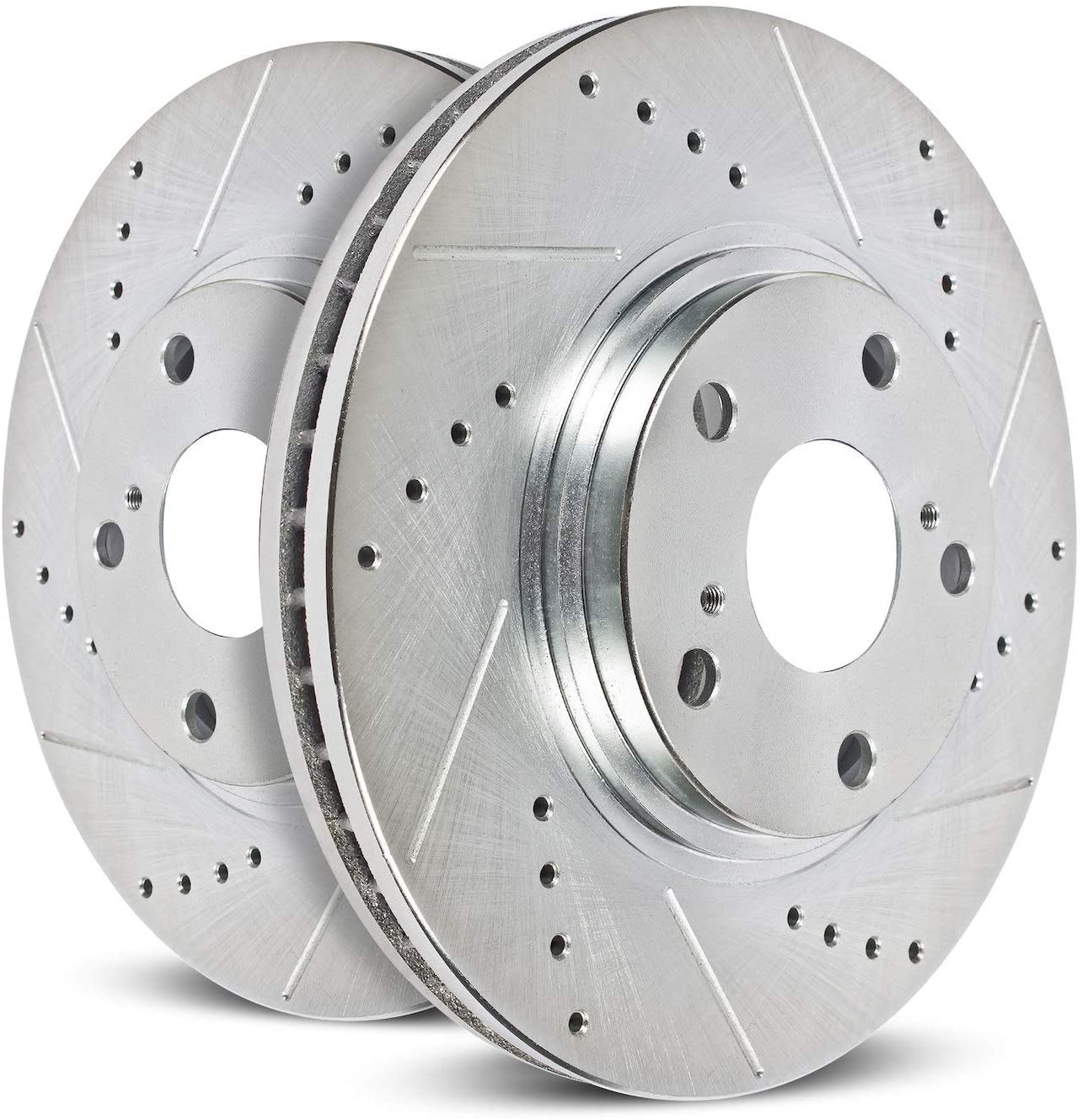 Power Stop JBR1362XPR Rear Evolution Drilled & Slotted Rotor Pair