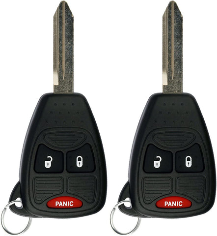 KeylessOption Keyless Entry Remote Control Car Key Fob Replacement for OHT692427AA KOBDT04A (Pack of 2)