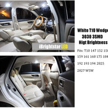 iBrightstar Newest Extremely Bright Wedge T10 168 194 LED Bulbs For Car Interior Dome Map Door Courtesy License Plate Lights, Purple