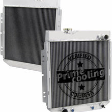 Primecooling 3 Row Aluminum Radiator for Falcon/Ranchero/Mustang/Comet V8 SWAP 1960-66