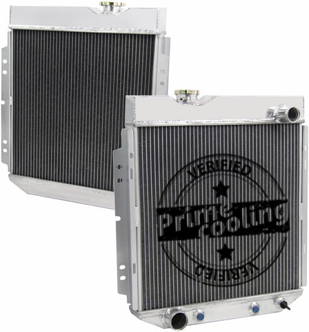 Primecooling 3 Row Aluminum Radiator for Falcon/Ranchero/Mustang/Comet V8 SWAP 1960-66