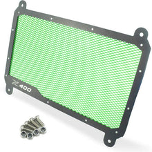 QIDIAN Motorcycle Aluminum Radiator Guard Grill Cover Protector fit for Kawasaki Z400 Radiator Shrouds (red)