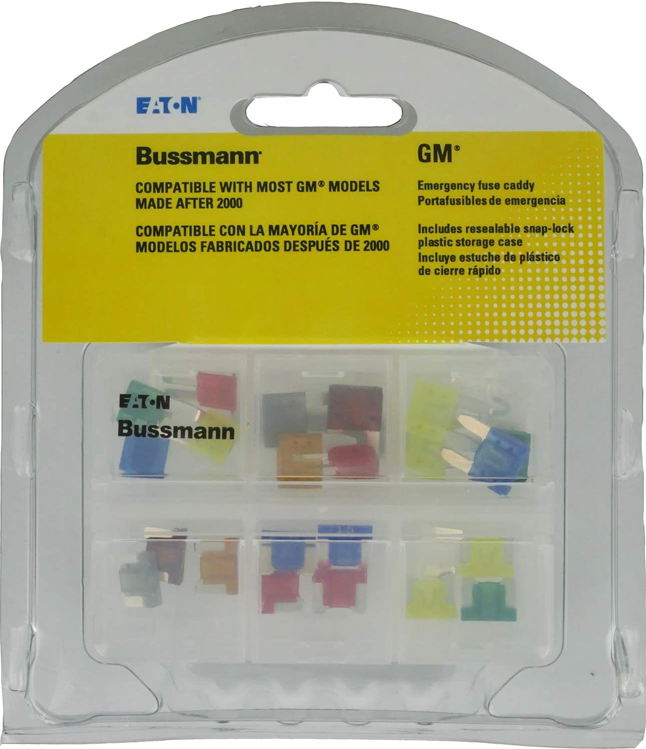 Bussmann BP/EFC-GM Emergency Fuse Preparedness Pack for GM Vehicles with 24 ATM, ATM (LP, & ATR Fuses), 1 Pack