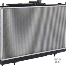 ECCPP Auto Parts Plastic Aluminum Replacement Radiator for 2448 Fit For 2002-2007 Mitsubishi Lancer