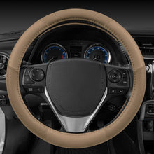 Motor Trend SW-809-BG Beige Classic Stitch Perforated Simulated Leather Steering Wheel Cover