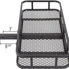 Rage Powersports Apex CCB-6020-DLX 60" Long Steel Basket Hitch Cargo Carrier