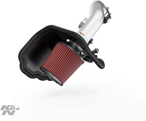 K&N Cold Air Intake Kit: High Performance, Guaranteed to Increase Horsepower: 2012-2019 Chevy Sonic, 1.4L L4, 69-4524TS