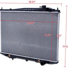 Compatible For Nissan Frontier 1998-2004 / For Nissan Xterra 2.4L L4 / 3.3L V6 Aluminum Cooling Radiator Replacement