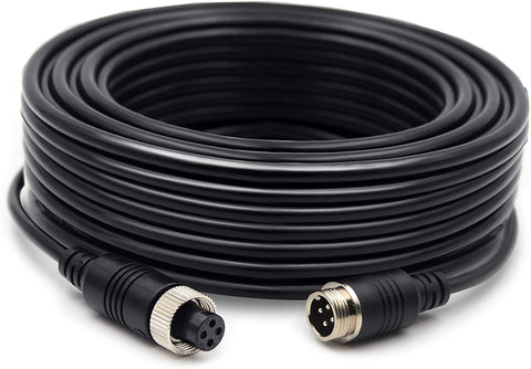 Collyon (50FT/15m) Car Video Systems,Backup Camera Cable,Backup Camera Extension CableShock Extension, AV Extension CableCCTV Rear View Camera,Car Video Extension Cable,Car Backup Monitoring System
