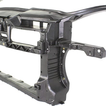 Radiator Support Assembly Compatible with 2005-2010 Volkswagen Jetta Black Plastic - 2.5L Eng.