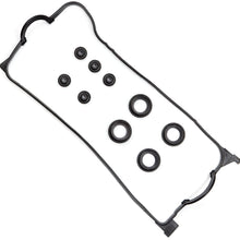 ECCPP Engine Replacement Valve Cover Gasket Sets D16Z6 for 1992-1995 for Honda Civic EX Si 1.6L L4 Engine Valve Cover Gasket Kits