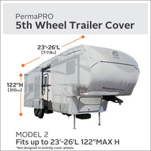 Classic Accessories - 80-317-161001-RT Over Drive PermaPRO 5th Wheel Cover, Fits 26' - 29' RVs