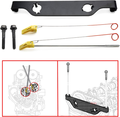 MotorFansClub 48953 Cam Phaser Retainer Camshaft Actuator Locking Tool 6677 Timing Chain Retainer Tools Fit for Compatible with Buick Lacrosse 2010 Engines