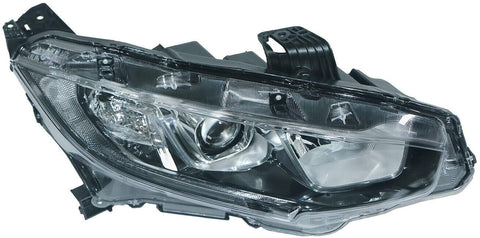 Front Right Passengers Side Headlight Headlamp For 2016-2019 Honda Civic Lens & Housing HO2503173 33100TBAA01 33100-TBA-A01