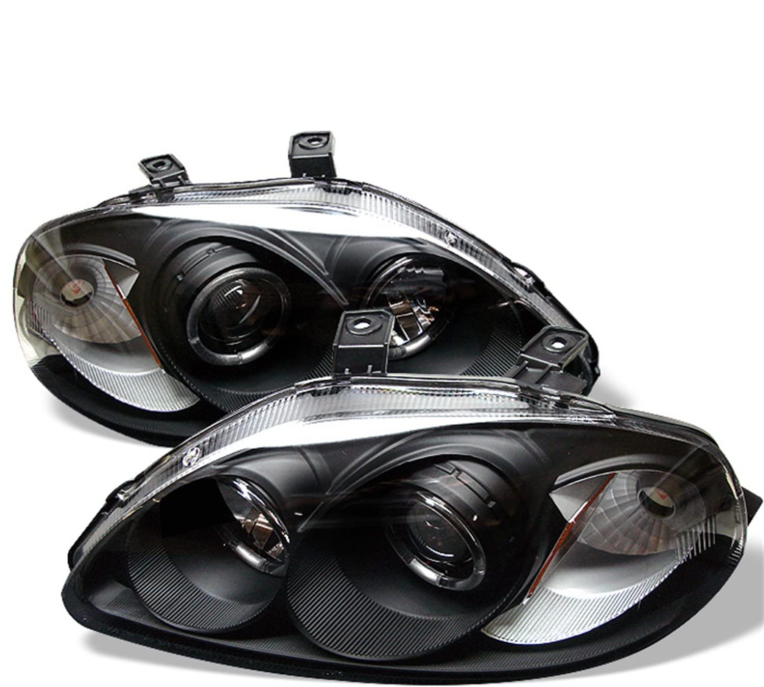 Spyder Auto 5010902 LED Halo Projector Headlights Black/Clear