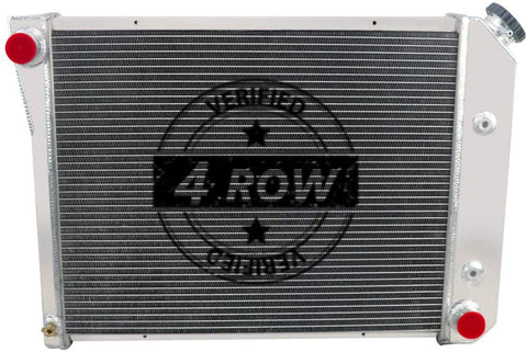 CoolingSky 4 Row All Aluminum Radiator for 70-81 Chevy Camaro / 68-74 Chevrolet Nova &Other GM Cars, 21'' Core
