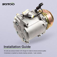 SCITOO AC Compressor Pump Compatible with CO 10379T,1997-2004 Mitsubishi Montero Sport V6