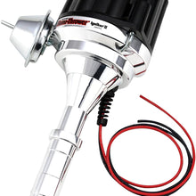 Pertronix D160700 Flame-Thrower Plug and Play Vacuum Advance Black Cap Billet Electronic Distributor with Ignitor II Technology for AMC V8