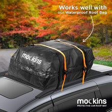 Mockins 39"X43" Protective Car Roof Mat for Any Car Roof Storge Cargo Bags with A Strong Grip and Extra Cushioning The Car Roof Pad Can Be Used On Your Car and SUV Or Truck
