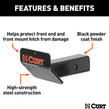 CURT 31007 Trailer Hitch Skid Plate for 2-Inch Receiver