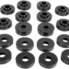 Prothane 1-108-BL Black Body Mount Bushing Kit - 26 Piece