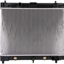 ECCPP Auto Parts Plastic Aluminum Replacement Radiator for 2006-2013 Toyota Yaris 1.5L CU2890 TO3010306,2890