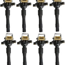 MOSTPLUS Ignition Coils UF-300 UF-354 97-05 Compatible for BMW 540I 740I 740IL Z8 Base 4.4i Bentley Arnage Land Rover Range Rover V8 (Set of 8)