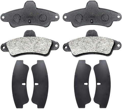 ACDelco 17D661M Professional Semi-Metallic Rear Disc Brake Pad Set