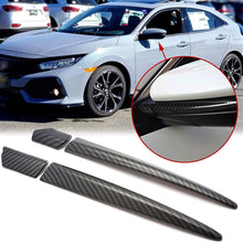 Xotic Tech ABS Carbon Fiber Pattern Car Interior Auto Gear Shift Knob Frame Cap Cover Trim Protective for Honda Civic 2016 2017 2018 2019 2020
