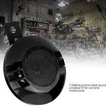 Great-hyc Car Motorcycle Snail Horn 110dB 430HZ Loud Horns Simple to Install for 12V Motorcycle Vehicles Black