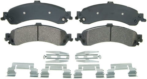 Wagner QuickStop ZD975 Ceramic Disc Pad Set Includes Pad Installation Hardware, Rear