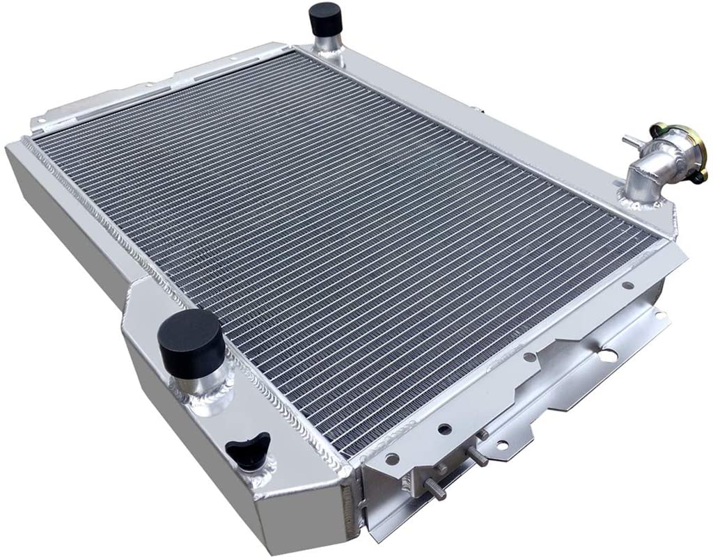 CoolingSky 4 Row All Aluminum Radiator for 1980-1990 Toyota Land Cruiser Landcruiser 60 Series FJ60 2F Petrol