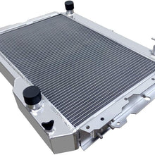 CoolingSky 4 Row All Aluminum Radiator for 1980-1990 Toyota Land Cruiser Landcruiser 60 Series FJ60 2F Petrol