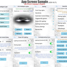 EL1 Auto Headlight Fog Light Switch, Light Sensor with Bluetooth App Automatic Control Coming Leaving Home for V W Golf 5/6, Passat B6, B7, CC, Scirocco, EOS, Touran, Tiguan, Jetta, Yeti, Sharan, T6