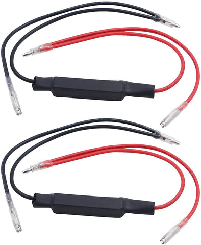 Heart Horse 10W Motorcycle Resistor LED Load Flasher Turn Signal Indicator Adaptor for Motorcycle Motorbike Yamaha Suzuki Off Road Flash Blinker Fix Error 12V