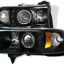Spyder Auto 5010063 CCFL LED Projector Headlights; 1 pc.; Bulbs Included; Pair; Black;