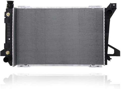 Radiator - Koyorad For/Fit 92-98 Ford Pickup Bronco V8 5.0/5.8L Automatic - With 40D Transmission - Plastic Tank, Aluminum Core - 1-Row - F2TZ8005F