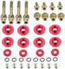 Dewhel B-SERIES B16 B17 B18 VTEC LOW-PROFILE SLIM VALVE COVER HARDWARE WASHER BOLT Color Red