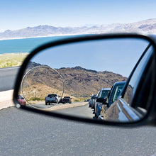 Ampper 2 Pack 3" Blind Spot Mirrors for Trucks, Van, SUV, Large Vehicle - Aluminum Frame Glass Convex Rear View Blind Spot Mirrors