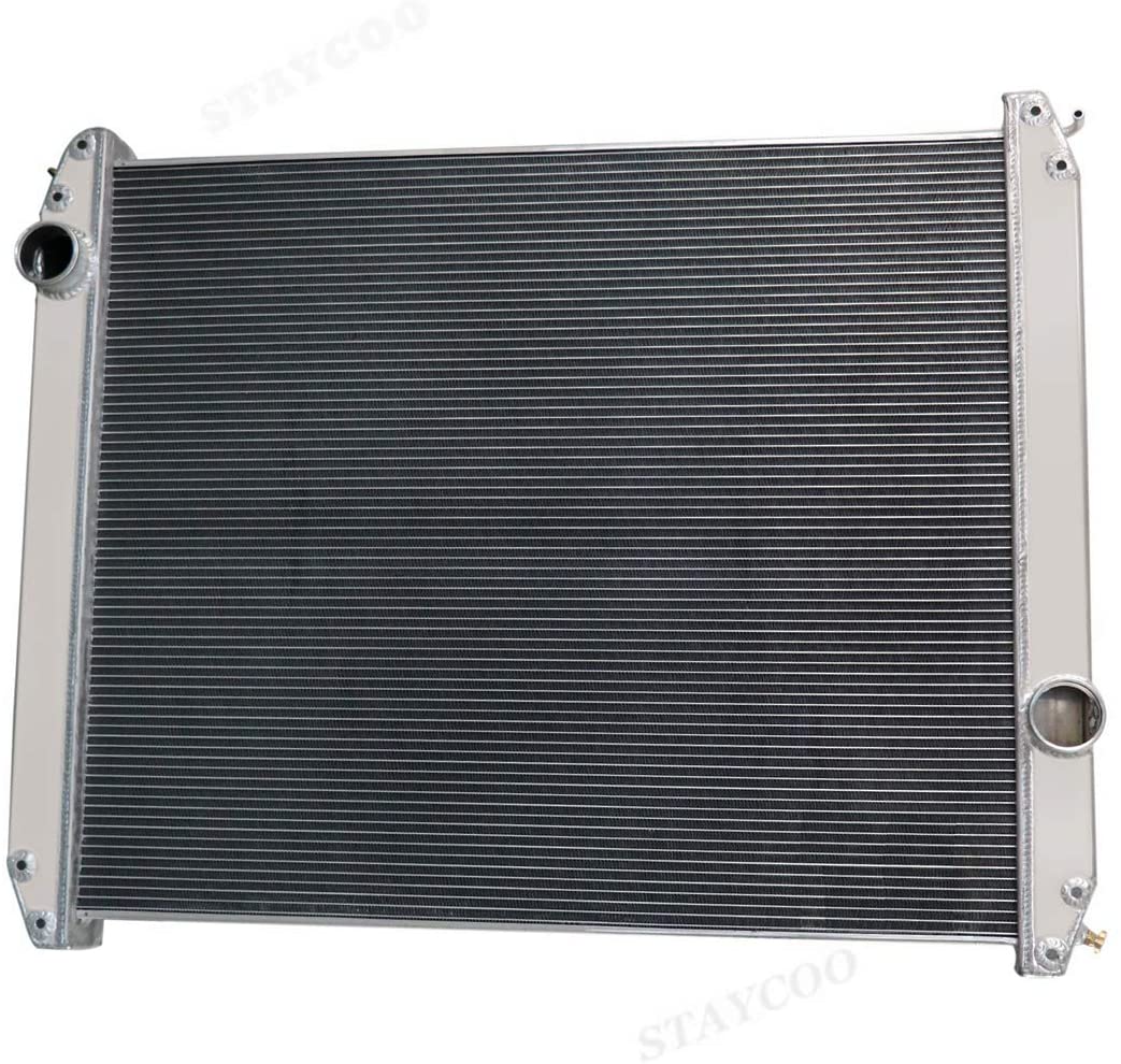 CoolingSky 2 Row All Aluminum Radiator for 1994-2011 Freightliner Century Class/Columbia / FLD120 /M2 106 /Sterling Truck LT9500 8.3 8.5 10.8 11.1 12 12.5 12.7 &Multiple Models