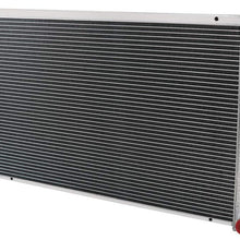 CoolingSky 4 Row Full Aluminum Radiator for 1973-1991 GMC Chevy C/K 10 20 30 Series Truck Suburban Jimmy Blazer & Multiple GM Cars