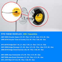 E85 Gas Cap, Fuel Cap Replace 52030380AA 52030380AB Compatible with 2008-2016 Chrysler Town & Country, 2007-2009 Jeep Commander Grand Cherokee, 2008-2019 Dodge Grand Caravan, 2013-2016 Dodge Dart,More