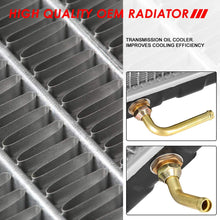 2392 Factory Style Aluminum Cooling Radiator Replacement for 01-02 Kia Rio 1.5L Automatic AT