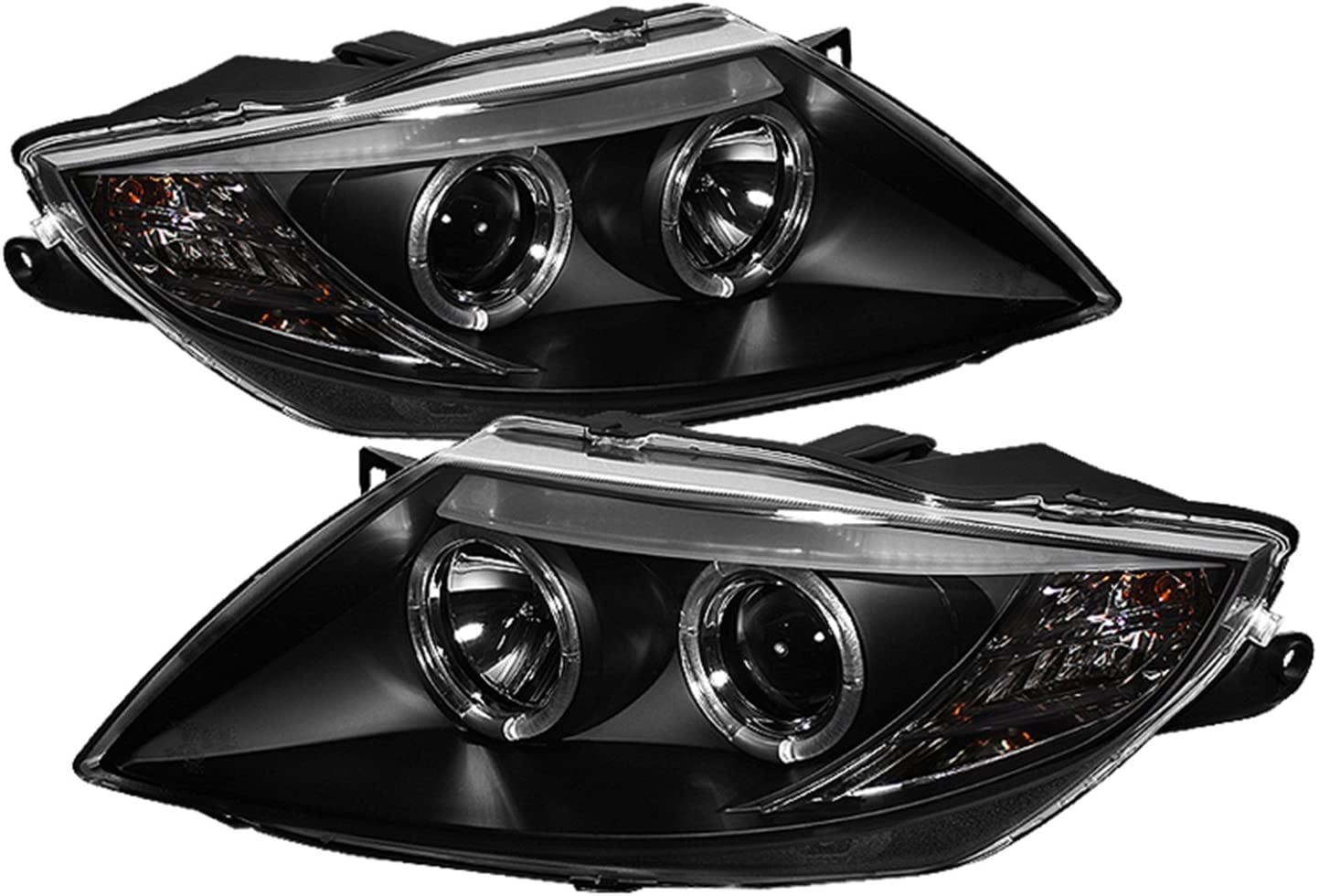 Spyder 5029676 BMW Z4 03-08 Projector Headlights - Xenon/HID Model Only (Not Compatible With Halogen Model) (Delete Stock HID Unit)- LED Halo - Black - High H1 (Included) - Low H7 (Not Included)