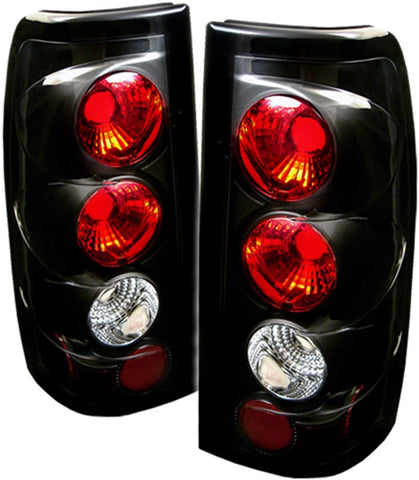Spyder Chevy Silverado 1500/2500 99-02 (Not Fit Stepside) / GMC Sierra 1500/2500/3500 99-03 Altezza Tail Lights G2 Version - Black