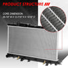 2464 Factory Style Aluminum Radiator Replacement for 02-07 Subaru Impreza/Saab 9-2X 2.5L AT/MT