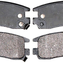ACDelco 14D714MH Advantage Semi-Metallic Rear Disc Brake Pad Set with Hardware