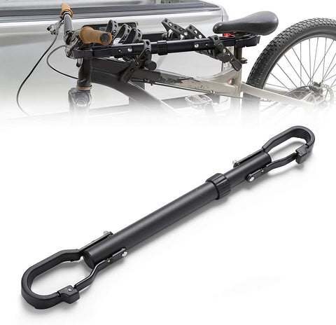 BUNKER INDUST Bike Bar Bicycle Top Tube Cross-bar Rack, Adjustable Frame Adapter for Bike Rack, Suit Y-Frame Children Ladies Mountain Road Bikes