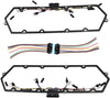 Powerstroke Diesel Valve Cover Gasket Compatible with Ford Powerstroke 7.3L 1998-2003 Fits 1998-2003 Ford Truck F81Z-6584-AA, F81Z-9D930-AB, 615-201 34200-02+46300-08+98400